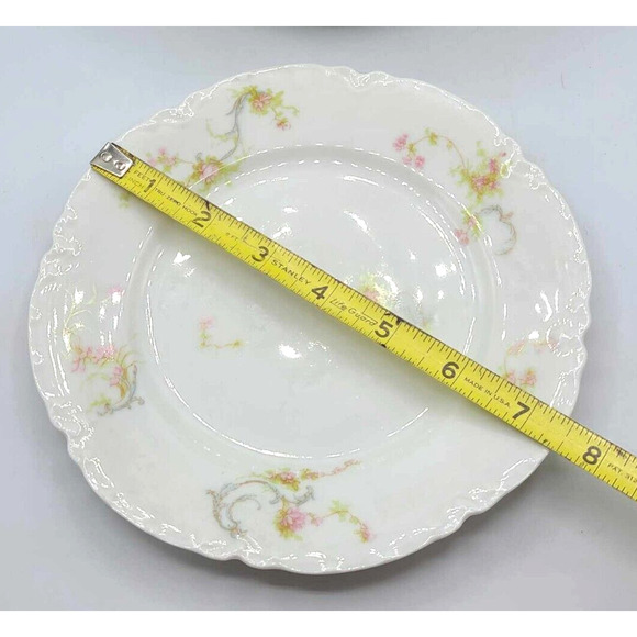Set of 4 - MINT! Haviland Limoges Schleiger Pattern ~7.5" Salad Plates - Picture 7 of 9